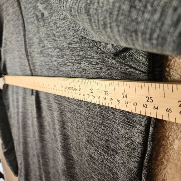Under Armour Quarter Zip Sweatshirt Loose Fit Gray Long Sleeve Men's Size XL - Picture 3 of 10